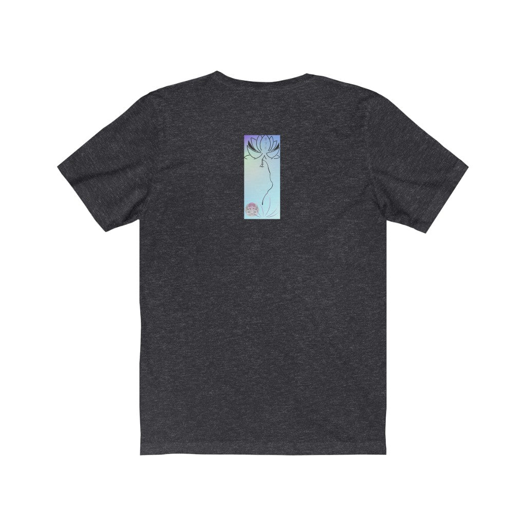 Kevu-Lotus flower-Buddhism Collection- Unisex Jersey Short Sleeve Tee