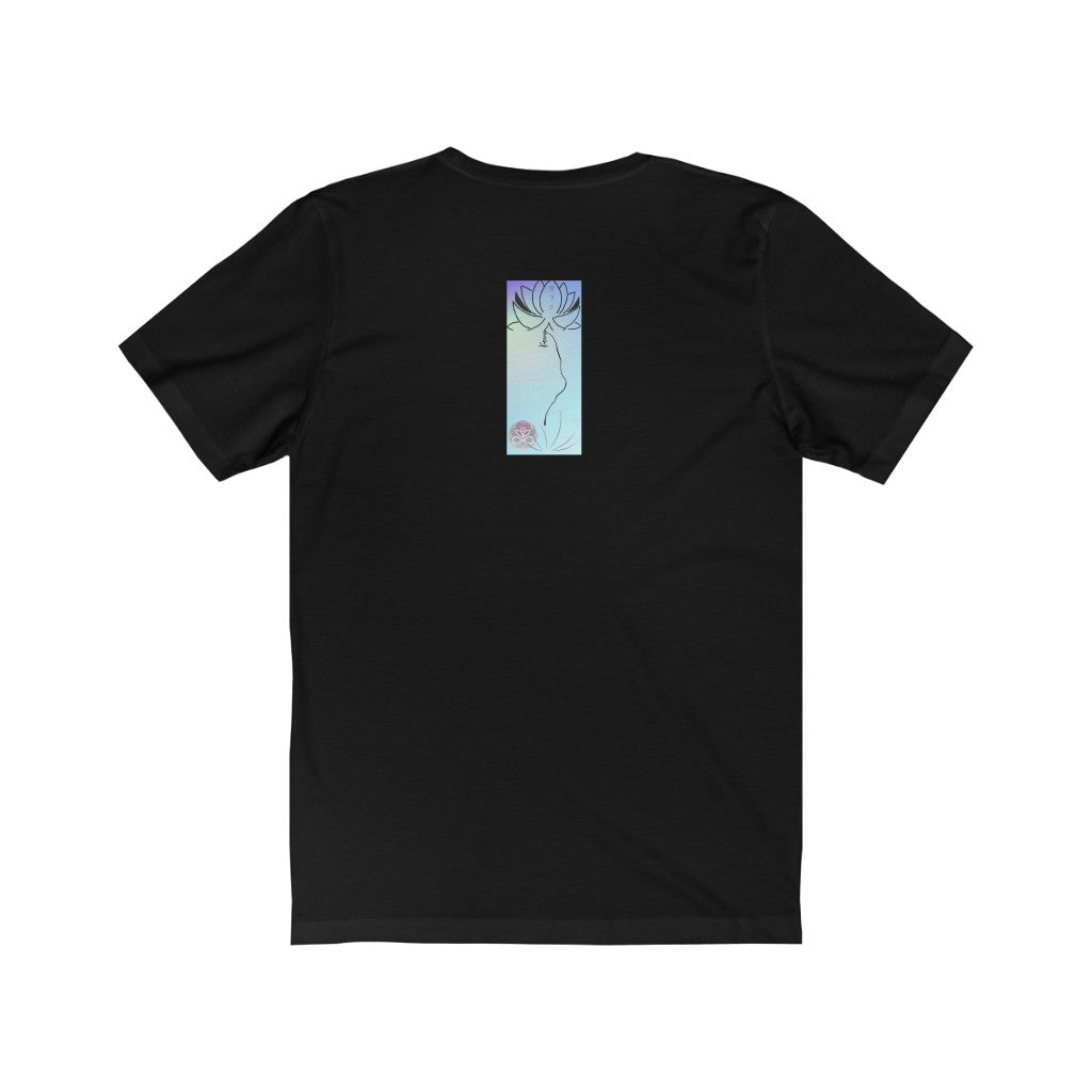 Kevu-Lotus flower-Buddhism Collection- Unisex Jersey Short Sleeve Tee