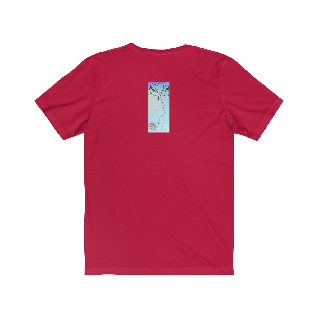 Kevu-Lotus flower-Buddhism Collection- Unisex Jersey Short Sleeve Tee
