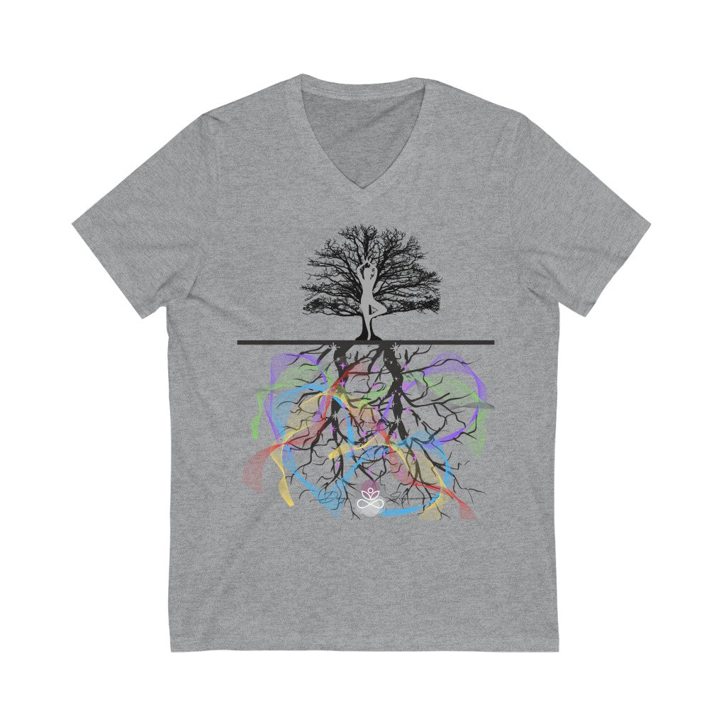 Reverencia VII-Unisex Jersey Short Sleeve V-Neck Tee