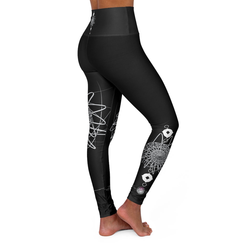 Reverencia I- Women's-High Waisted Yoga Leggings