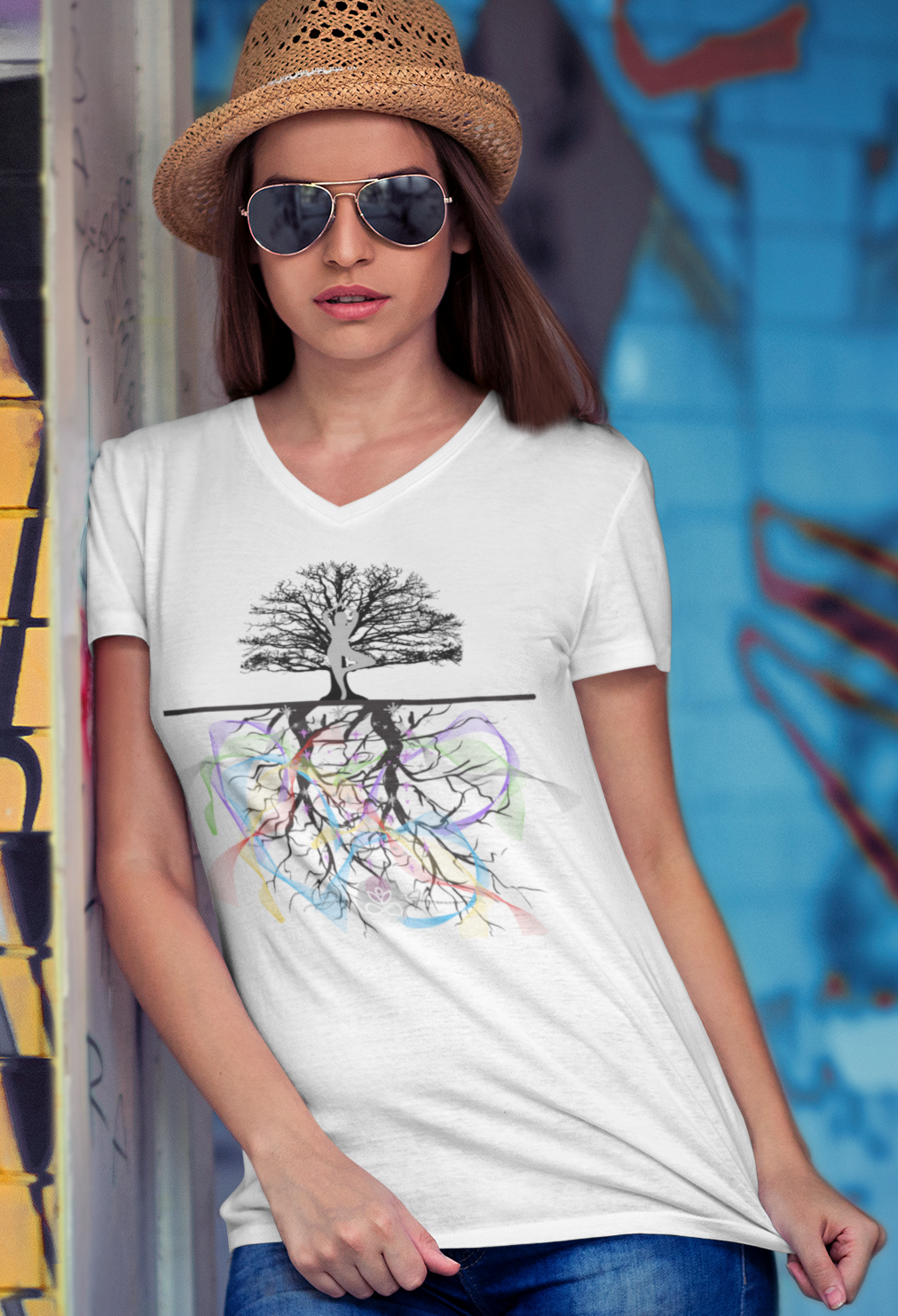 Reverencia VII-Unisex Jersey Short Sleeve V-Neck Tee