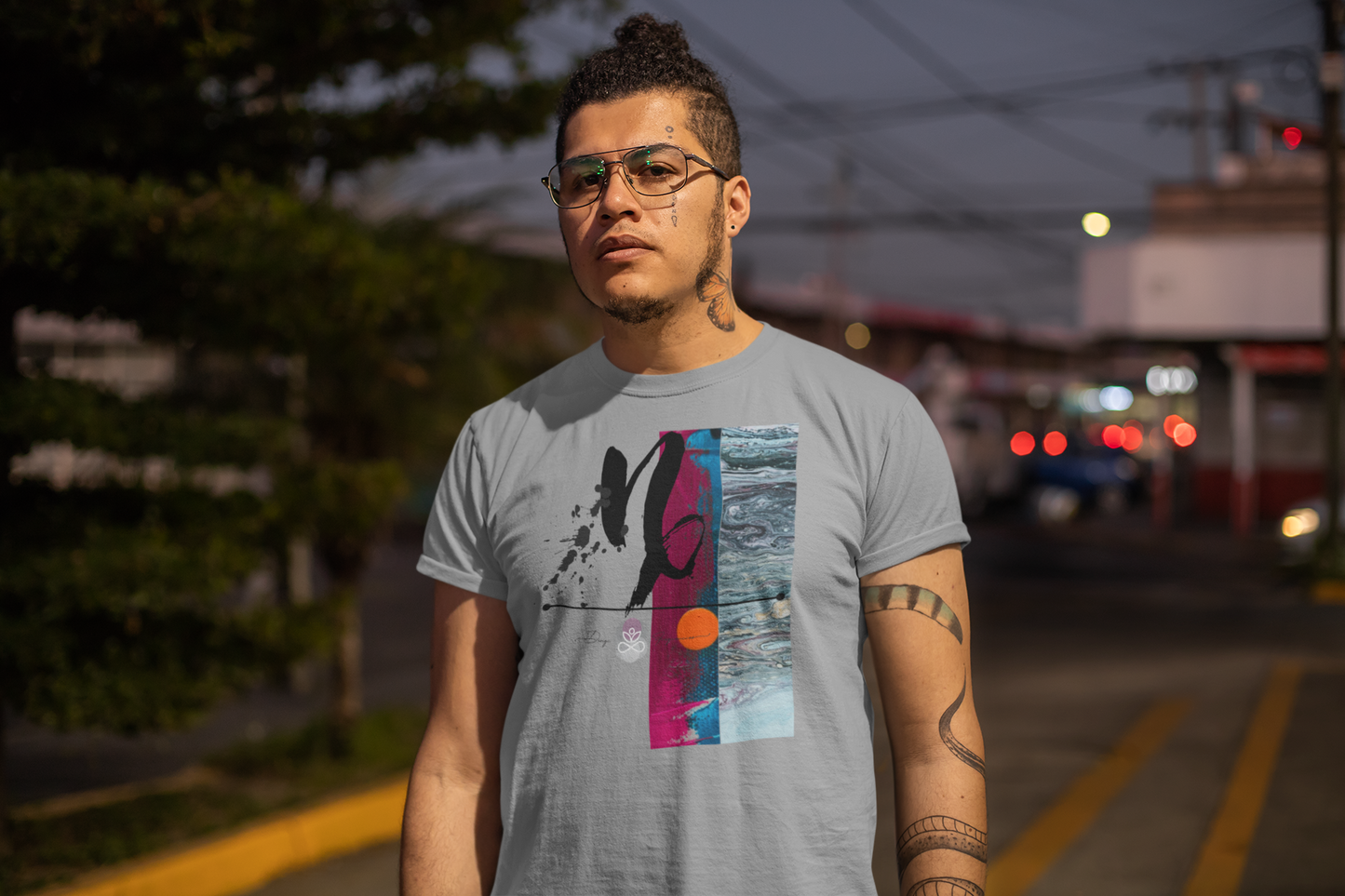 Abstract Zodiac Collection I- CAPRICORN ZODIAC SIGN-Unisex Jersey Short Sleeve Tee