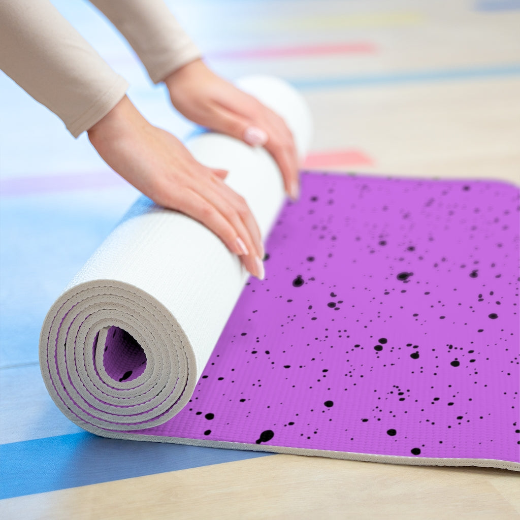 Design Frequencies Purple Foam Yoga Matt