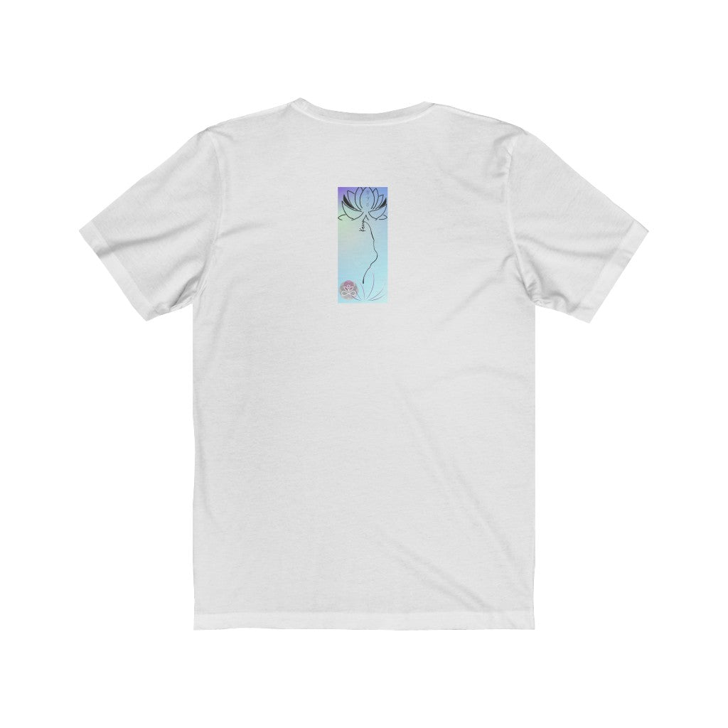 Kevu-Lotus flower-Buddhism Collection- Unisex Jersey Short Sleeve Tee