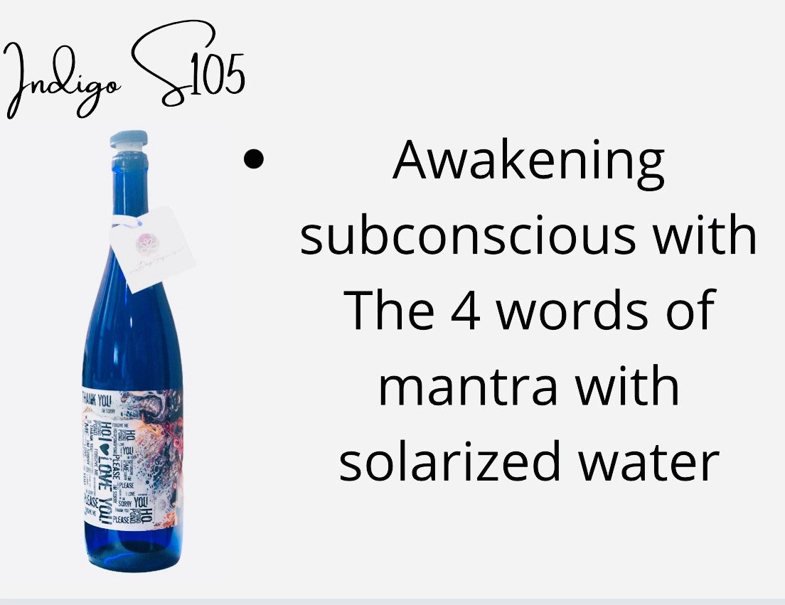 Indigos Frequencies Solarized water bottle