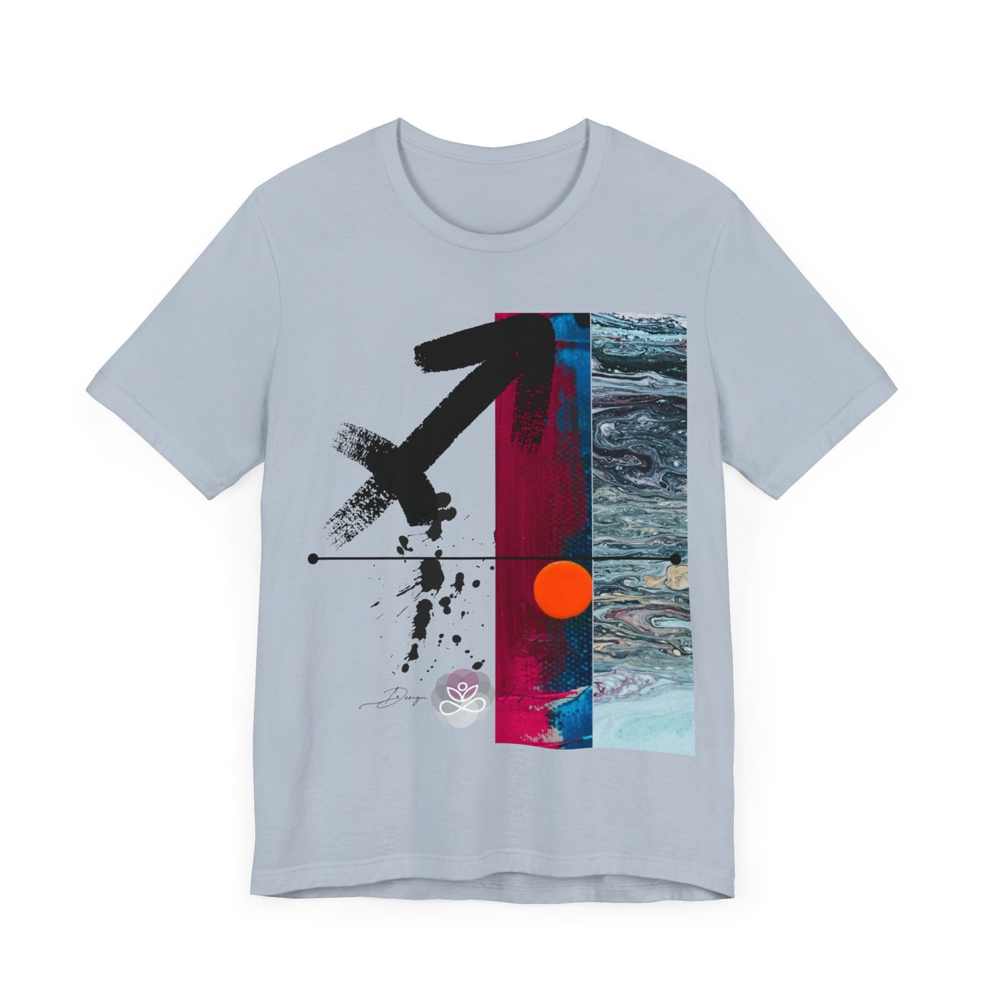 Abstract Zodiac Collection I- SAGITTARIUS ZODIAC SIGN-Unisex Jersey Short Sleeve Tee