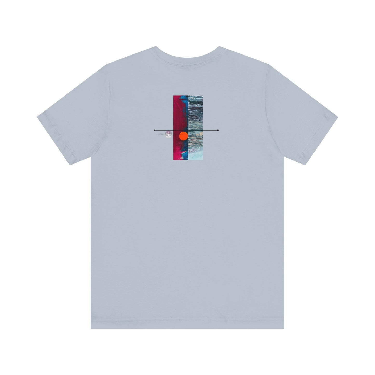 Abstract Zodiac Collection I- ARIES ZODIAC SIGN-Unisex Jersey Short Sleeve Tee