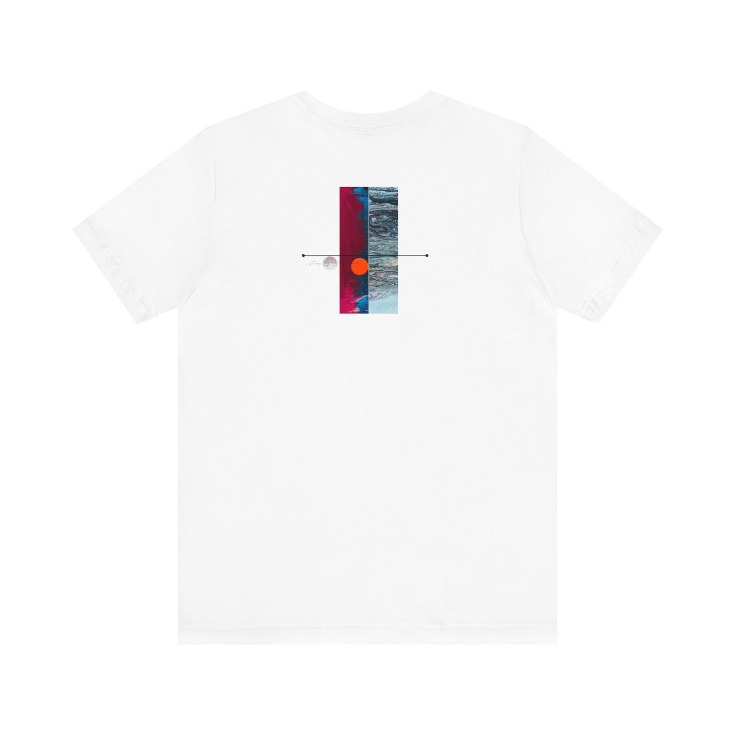 Abstract Zodiac Collection I- ARIES ZODIAC SIGN-Unisex Jersey Short Sleeve Tee