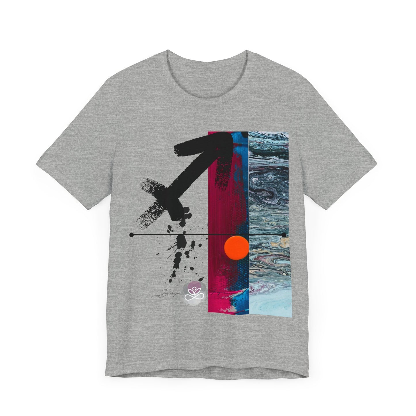 Abstract Zodiac Collection I- SAGITTARIUS ZODIAC SIGN-Unisex Jersey Short Sleeve Tee