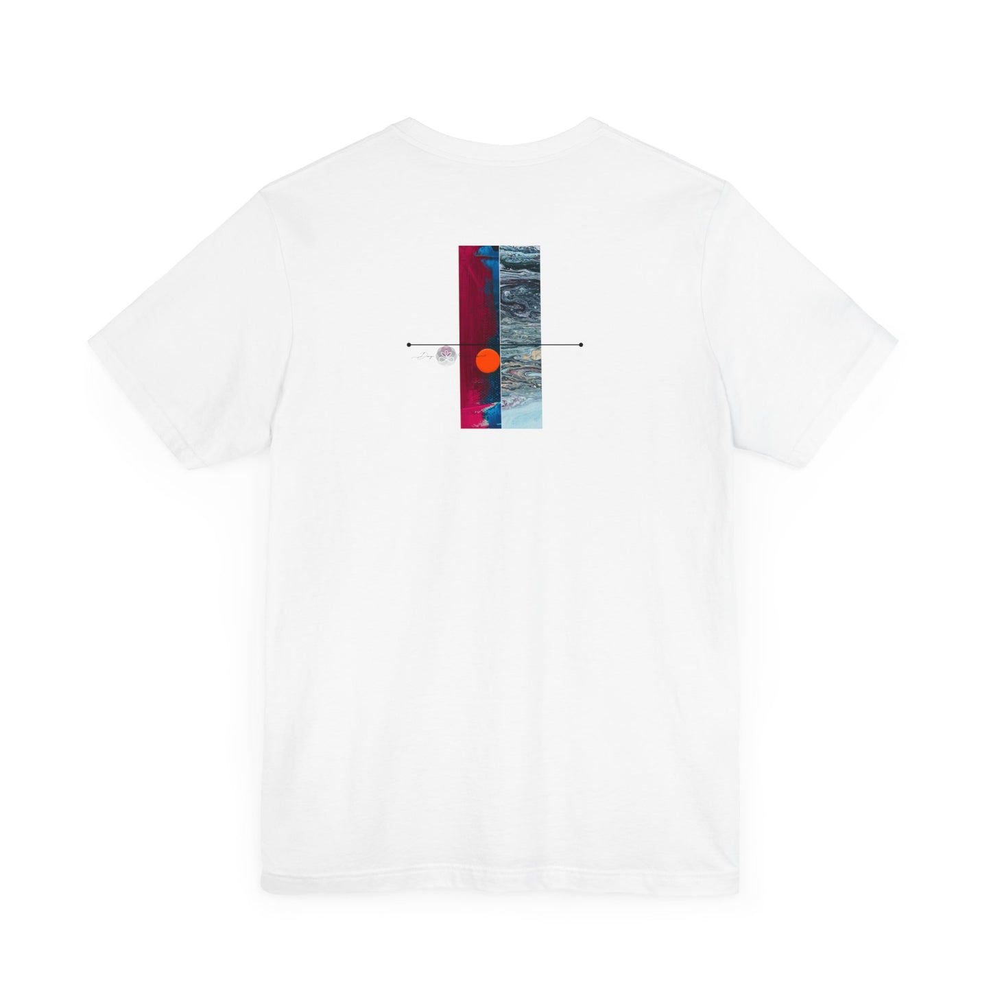 Abstract Zodiac Collection I- ARIES ZODIAC SIGN-Unisex Jersey Short Sleeve Tee
