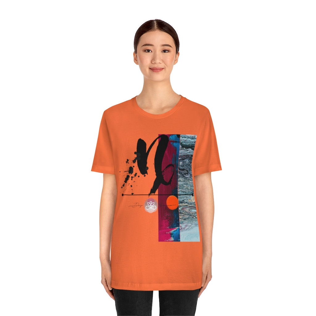 Abstract Zodiac Collection I- CAPRICORN ZODIAC SIGN-Unisex Jersey Short Sleeve Tee
