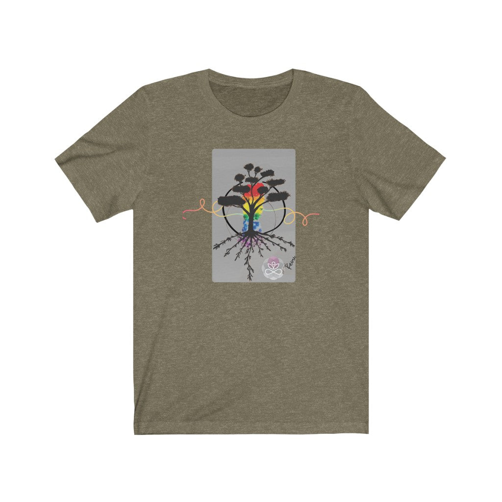 Kevu -The Tree of Life symbol -Unisex Jersey Short Sleeve Tee