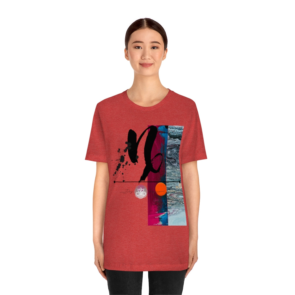 Abstract Zodiac Collection I- CAPRICORN ZODIAC SIGN-Unisex Jersey Short Sleeve Tee