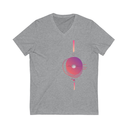 Reverencia VI-Unisex Jersey Short Sleeve V-Neck Tee