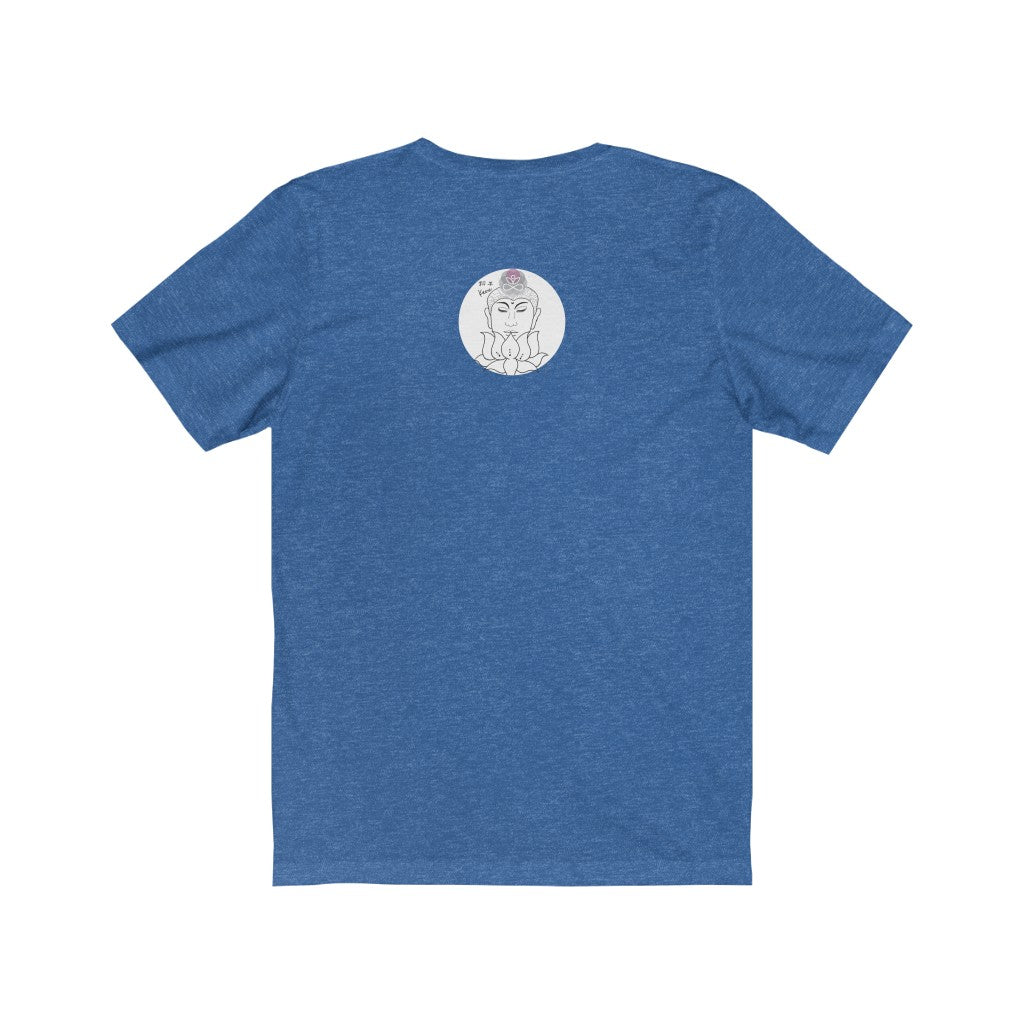Kevu-Buddhism Collection-PEACE word -Unisex Jersey Short Sleeve Tee-