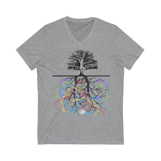Reverencia VII-Unisex Jersey Short Sleeve V-Neck Tee