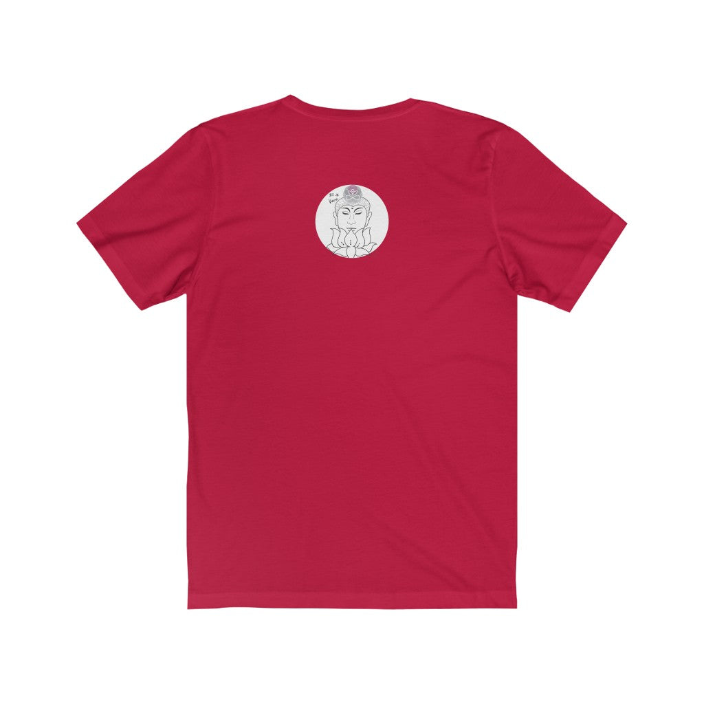 Kevu-Buddhism Collection-PEACE word -Unisex Jersey Short Sleeve Tee-