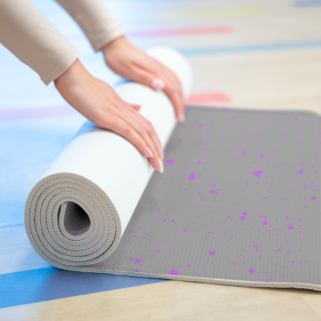 Design Frequencies Gray Foam Yoga Mat