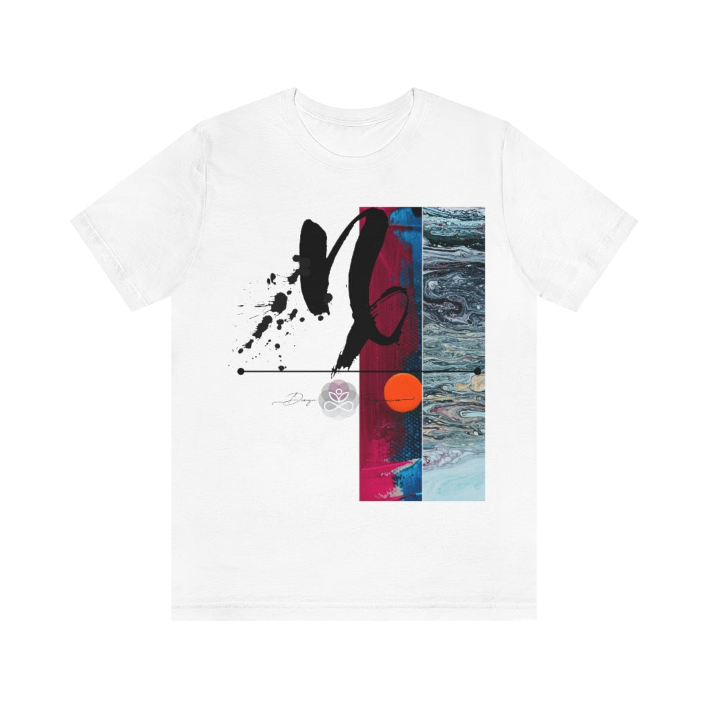Abstract Zodiac Collection I- CAPRICORN ZODIAC SIGN-Unisex Jersey Short Sleeve Tee