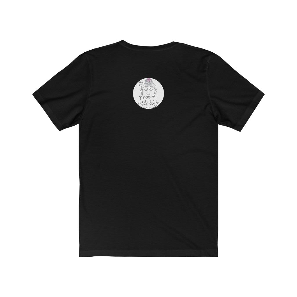 Kevu-Buddhism Collection-PEACE word -Unisex Jersey Short Sleeve Tee-