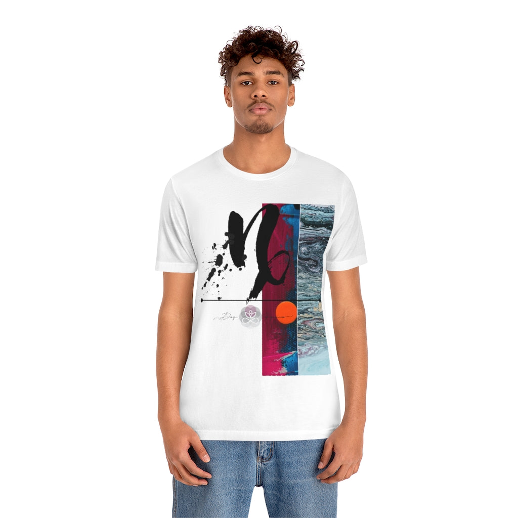 Abstract Zodiac Collection I- CAPRICORN ZODIAC SIGN-Unisex Jersey Short Sleeve Tee