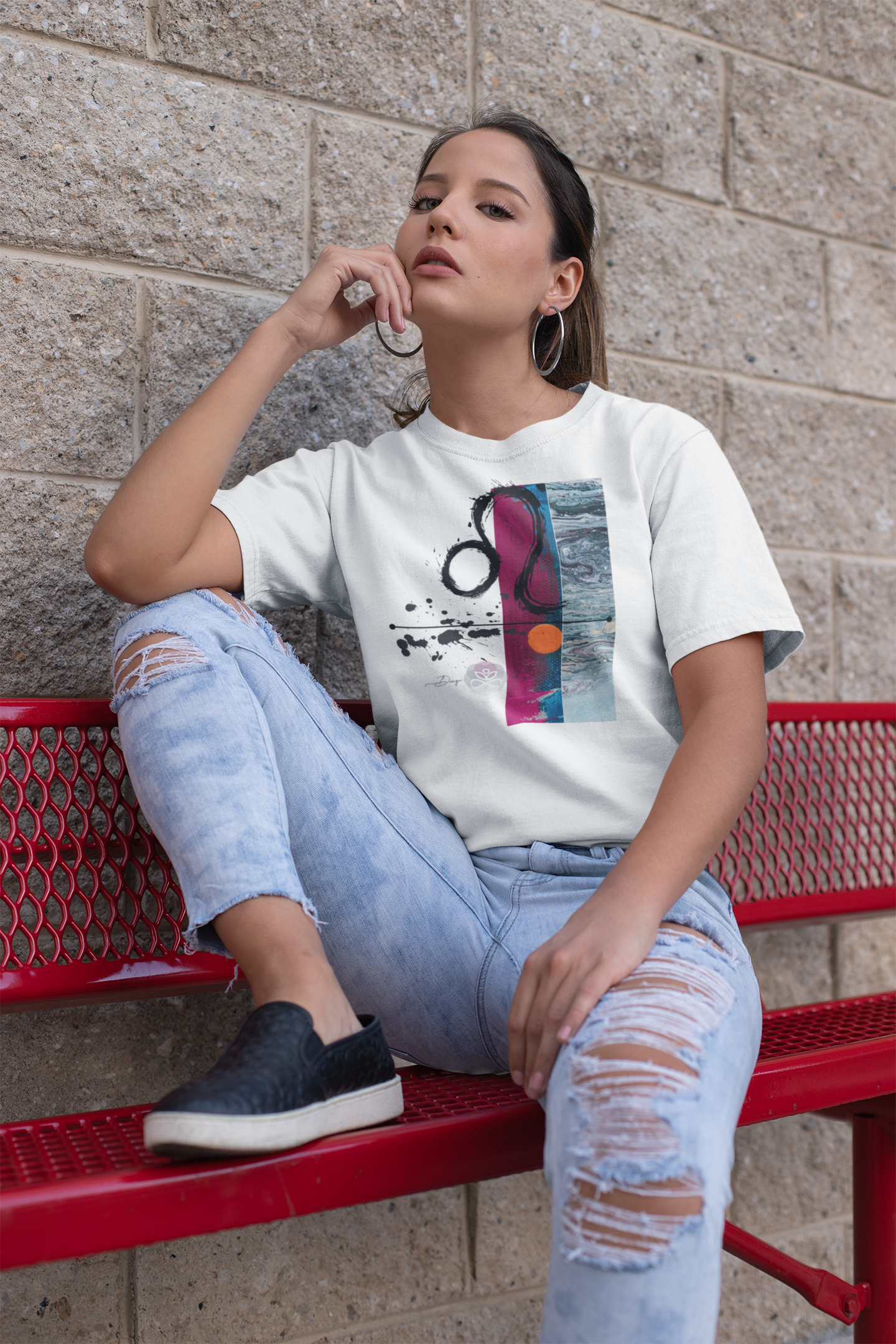Abstract Zodiac Collection I- LEO ZODIAC SIGN-Unisex Jersey Short Sleeve Tee