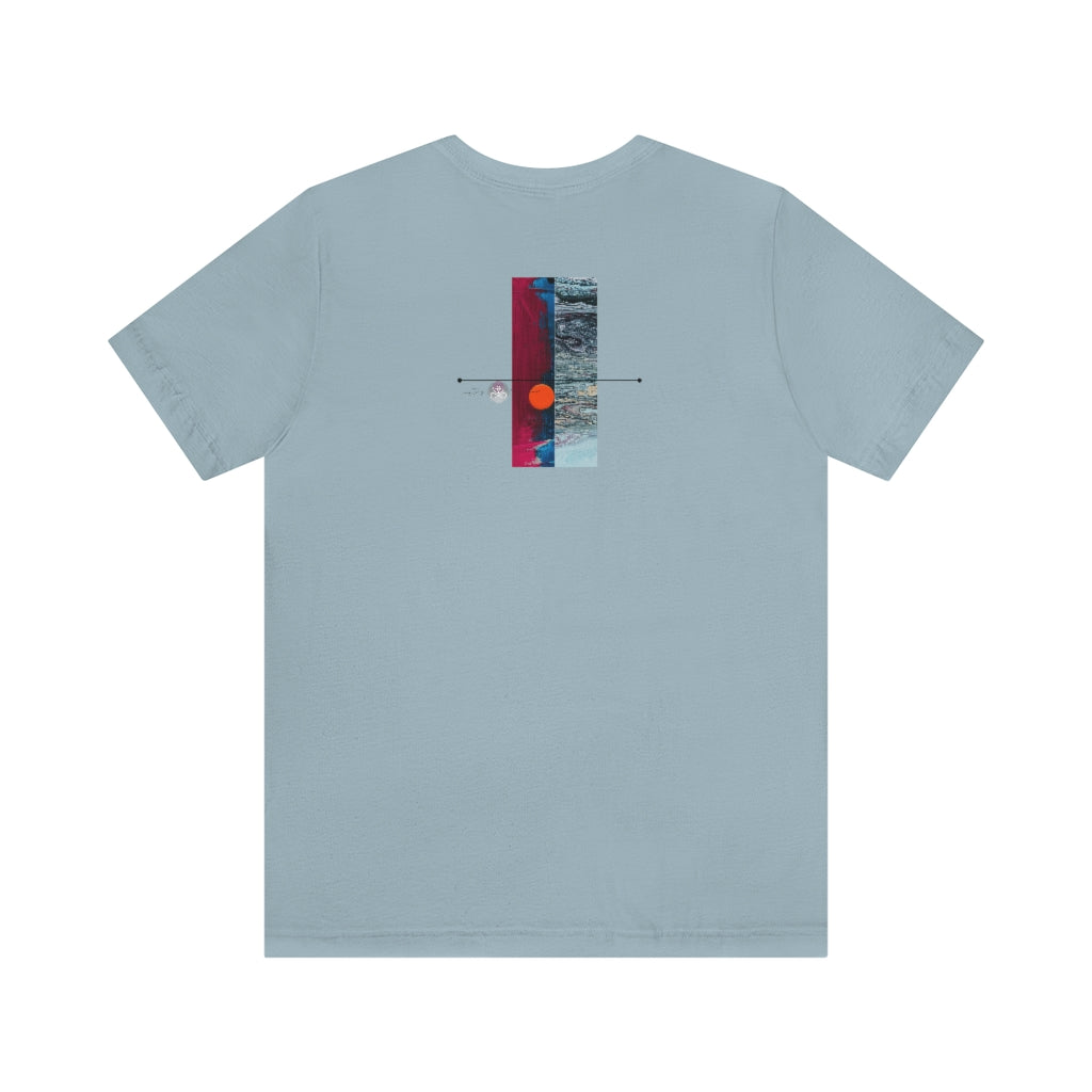 Abstract Zodiac Collection I- CAPRICORN ZODIAC SIGN-Unisex Jersey Short Sleeve Tee