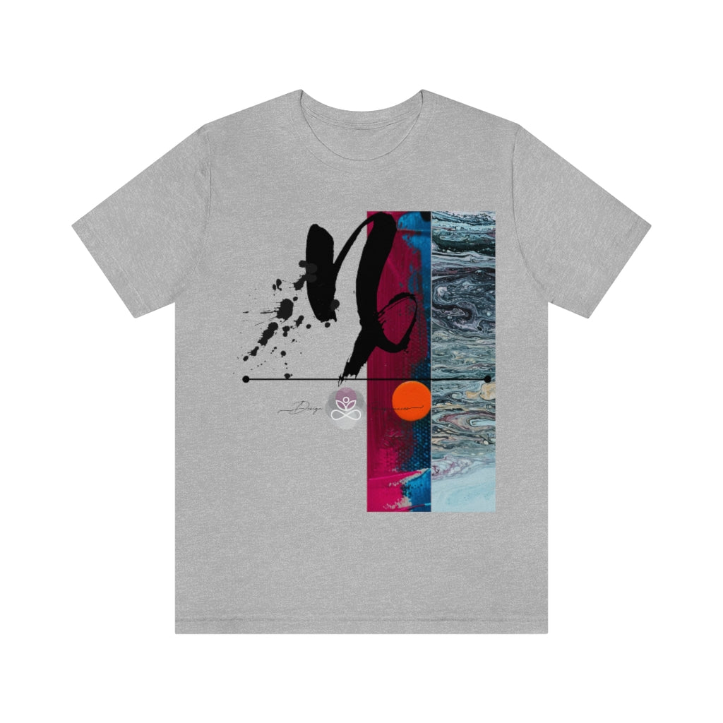 Abstract Zodiac Collection I- CAPRICORN ZODIAC SIGN-Unisex Jersey Short Sleeve Tee