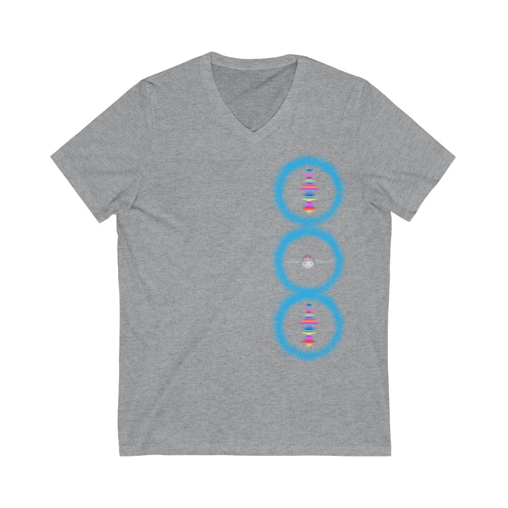 Reverencia V-Unisex Jersey Short Sleeve V-Neck Tee