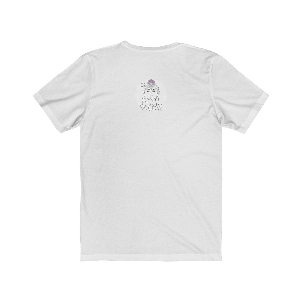Kevu-Buddhism Collection-PEACE word -Unisex Jersey Short Sleeve Tee-