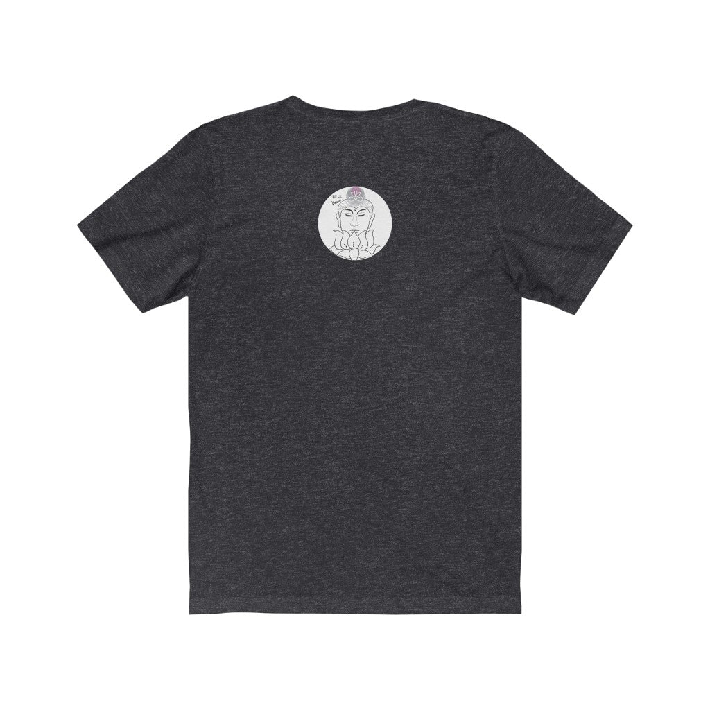 Kevu-Buddhism Collection-PEACE word -Unisex Jersey Short Sleeve Tee-