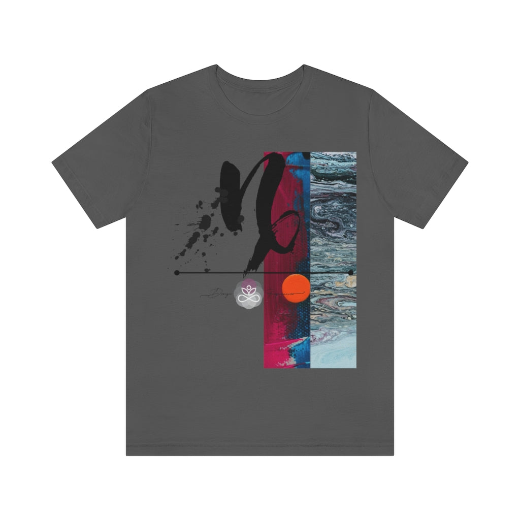 Abstract Zodiac Collection I- CAPRICORN ZODIAC SIGN-Unisex Jersey Short Sleeve Tee