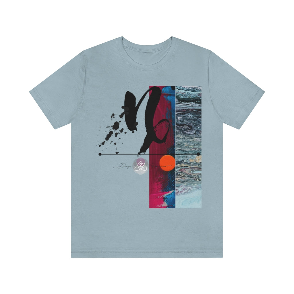 Abstract Zodiac Collection I- CAPRICORN ZODIAC SIGN-Unisex Jersey Short Sleeve Tee