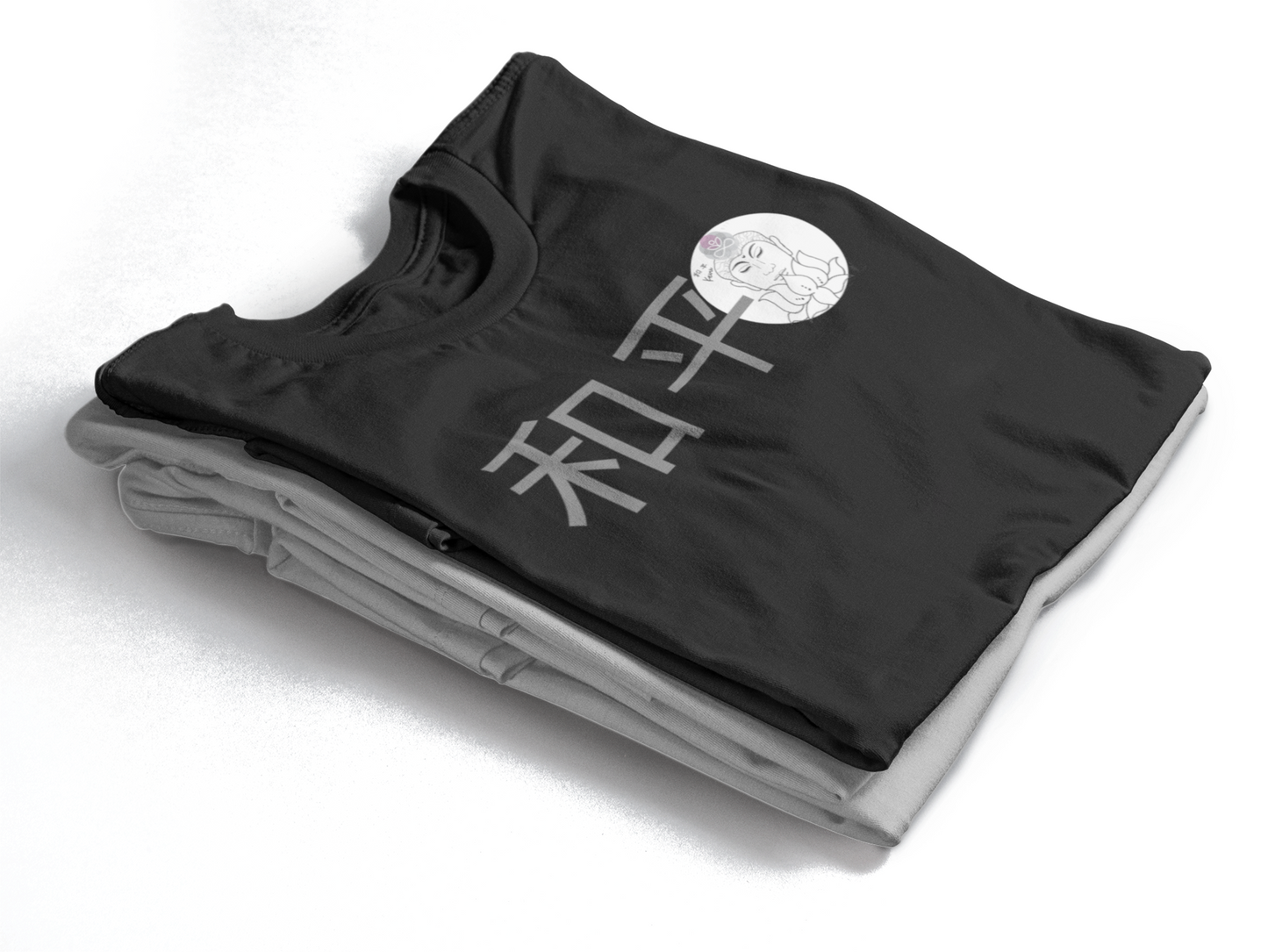Kevu-Buddhism Collection-PEACE word -Unisex Jersey Short Sleeve Tee