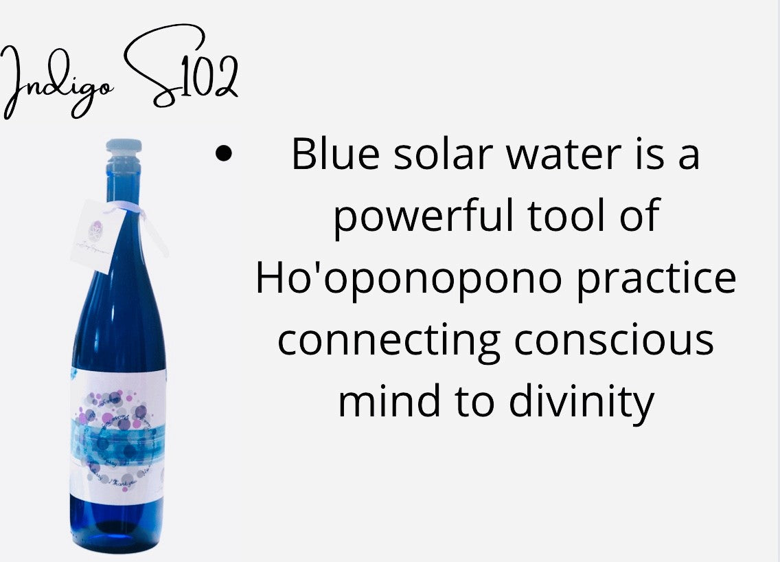 Indigos Frequencies Solarized water bottle