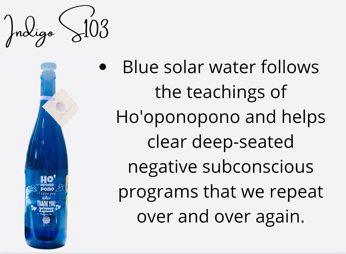 Indigos Frequencies Solarized water bottle